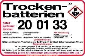 Trockenbatterien EAK 200133