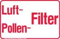 Luft -Pollen Filter