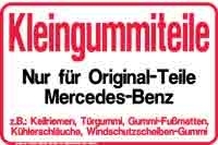 Kleingummiteile Mercedes-Benz
